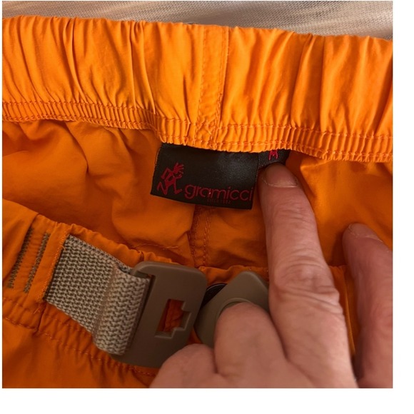 Gramicci Women's Orange Hiking Pants Casual Outdoor Adjustable Waist Size 14 - Picture 1 of 4